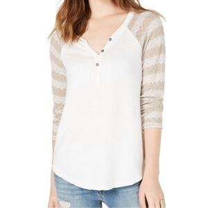 American Rag long sleeve henley NWT size small